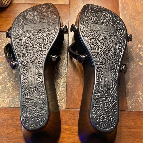 🆕ONESOLE Elegance Wedges Interchangeable Strap Slides - Picture 3 of 10